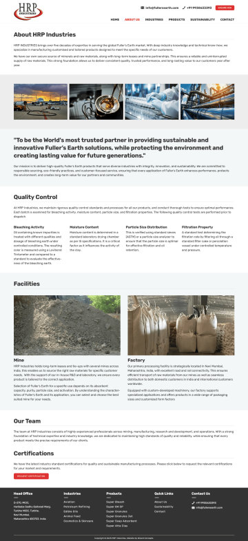 About Us - HRP Industries