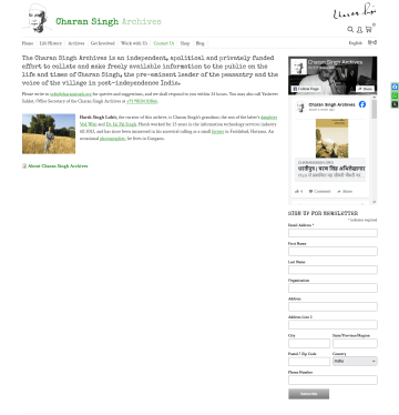 Contact Us -  Charan Singh Archives