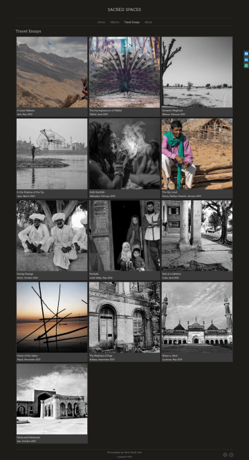Travel Essays - Sacred Spaces